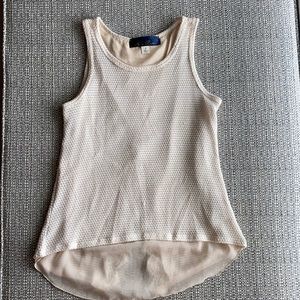 Cream Tank Top